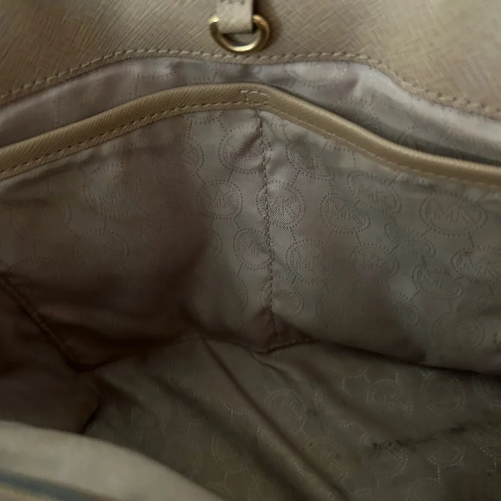 Michael Kors Tan Leather Tote Bag